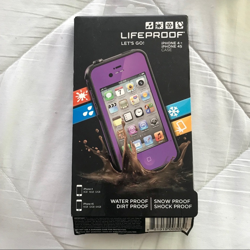 Brand new in box Lifeproof iPhone 4/4s case